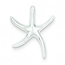 Starfish Slide Pendant in Sterling Silver