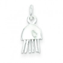 Jellyfish Charm in Sterling Silver