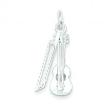 Violin Bow Charm in Sterling Silver