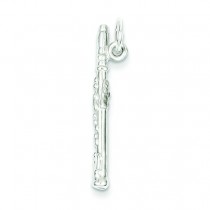 Flute Charm in Sterling Silver