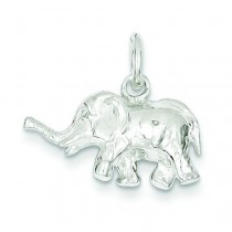Elephant Charm in Sterling Silver