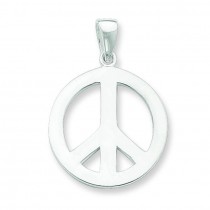 Peace Pendant in Sterling Silver