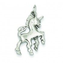Unicorn Charm in 14k White Gold
