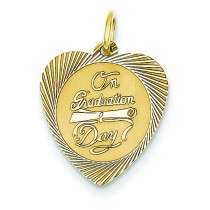 On Graduation Day Charm in 14k Yellow Gold