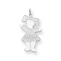 Back To School Cuddle Charm in Sterling Silver