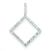 Diamond Pendant in 14k White Gold 