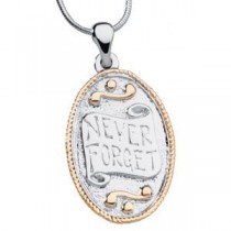 Never ForgetTrade Pendant Chain in Sterling Silver