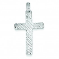 Latin Cross Charm in Sterling Silver