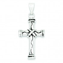 Antiqued Cross in Sterling Silver