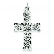 Antiqued Celtic Cross in Sterling Silver