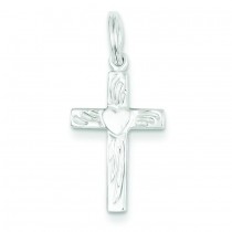 Latin Cross Charm in Sterling Silver