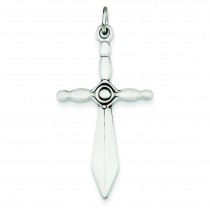 Sword Cross Pendant in Sterling Silver