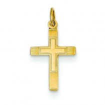 Small Latin Cross in 14k Yellow Gold