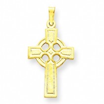 Celtic Cross Charm in 14k Yellow Gold