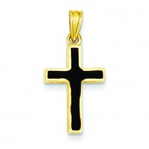Epoxy Latin Cross in 14k Yellow Gold