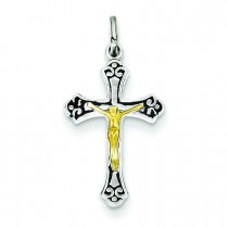 Crucifix Charm in Sterling Silver