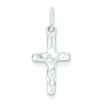 Small Crucifix Charm in Sterling Silver