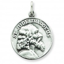 St Jude Thaddeus Medal in Sterling Silver