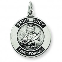 St Lucy Medal in Sterling Silver