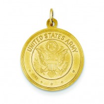US Army St Christopher Medal in 14k Yellow Gold