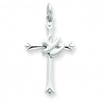 Holy Spirit Cross in Sterling Silver
