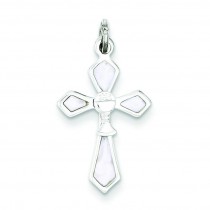 Chalis Cross Charm in Sterling Silver