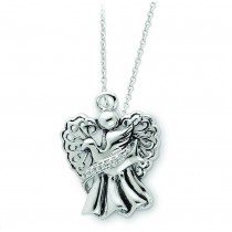 Angel of Faith Necklace in Sterling Silver