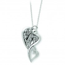 Angel of Protection Necklace in Sterling Silver