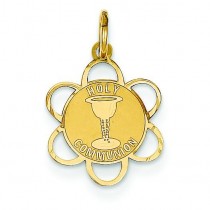 Holy Communion Charm in 14k Yellow Gold