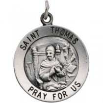 St Thomas Medal in Sterling Silver