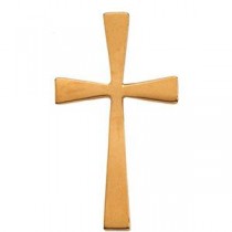 Latin Cross in 14k Yellow Gold