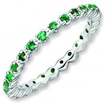 Created Emerald Ring