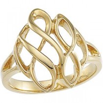 Fashion Ring in 14k White Gold