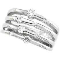 Diamond Promise Ring in 14k White Gold (0.5 Ct. tw.) (0.5 Ct. tw.)