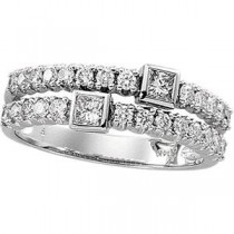 Diamond Promise Ring in 14k White Gold (0.75 Ct. tw.) (0.75 Ct. tw.)