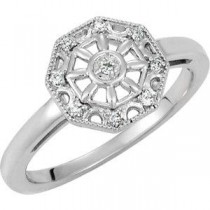 Ct Tw Diamond Ring in Sterling Silver 