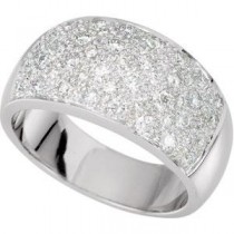 Pave Diamond Anniversary Rings (1 Ct. tw.) (1 Ct. tw.)