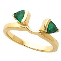 Emerald Bridal Ring Enhancer 