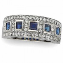 Diamond Gemstone Anniversary Rings  (0.33 Ct. tw.) (0.33 Ct. tw.)
