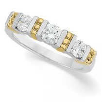 Three Stone Diamond Anniversary Rings (0.75 Ct. tw.) (0.75 Ct. tw.)