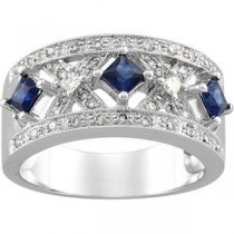 Diamond Gemstone Anniversary Rings  (0.25 Ct. tw.) (0.25 Ct. tw.)