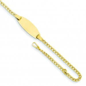 ID Bracelet in 14k Yellow Gold