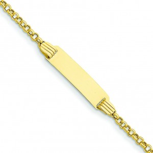 ID Bracelet in 14k Yellow Gold