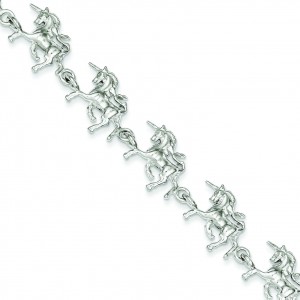 Unicorns Bracelet in Sterling Silver