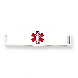 Medical ID Plate in Sterling Silver