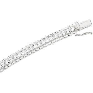 Fashion CZ Bracelet in Sterling Silver
