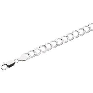 Fashion Charm Bracelet in Sterling Silver