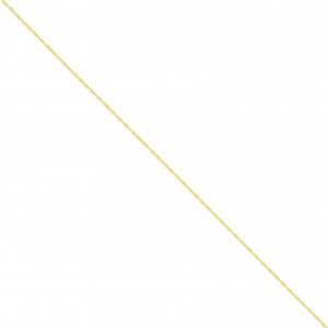 14k Yellow Gold 14 inch 1.00 mm  Singapore Choker Necklace
