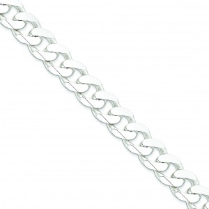 Sterling Silver 8 inch 15.00 mm  Curb Chain Bracelet