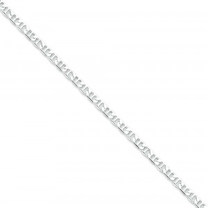 Sterling Silver 8 inch 4.00 mm Anchor Chain Bracelet